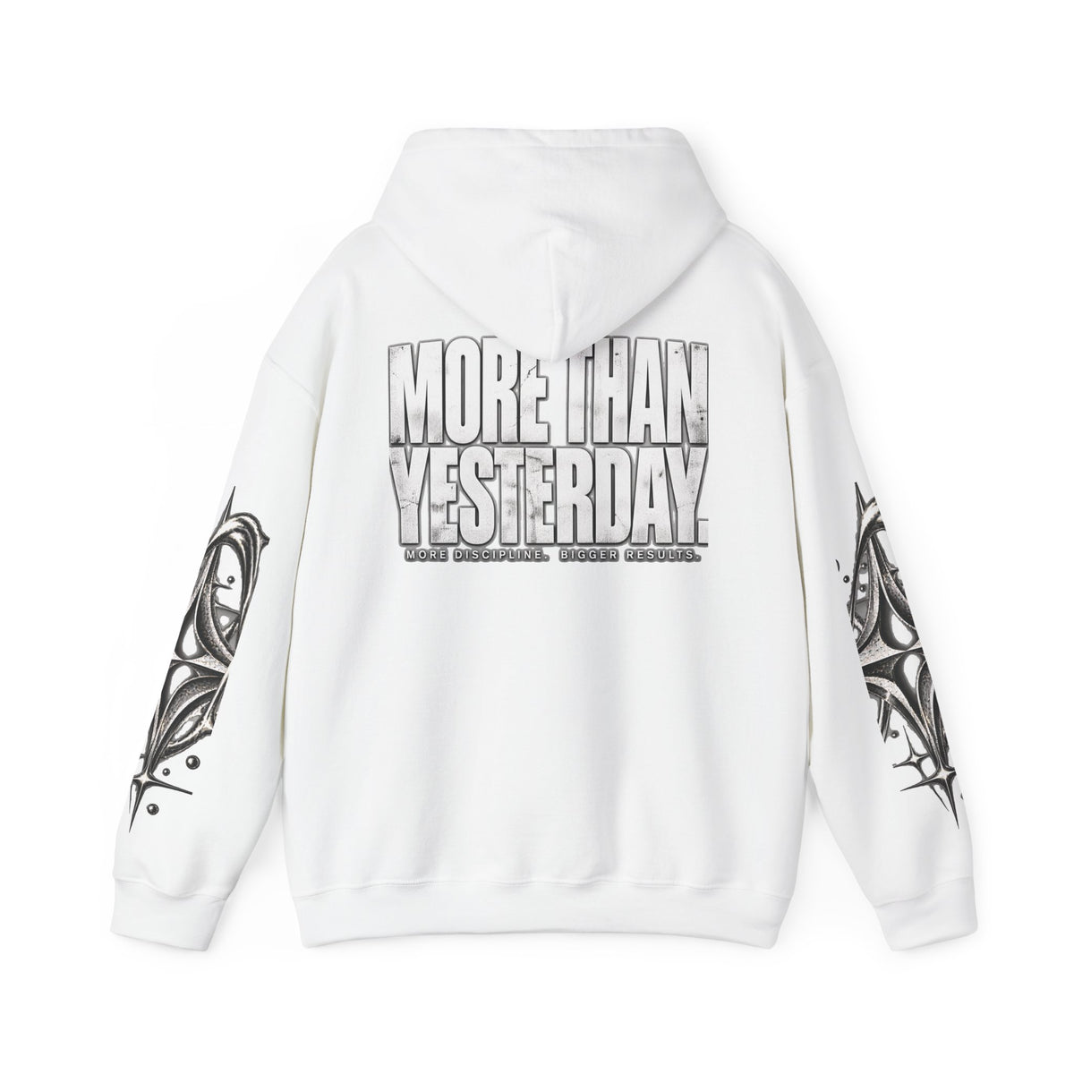 More Than Yesterday Hoodie — White — back