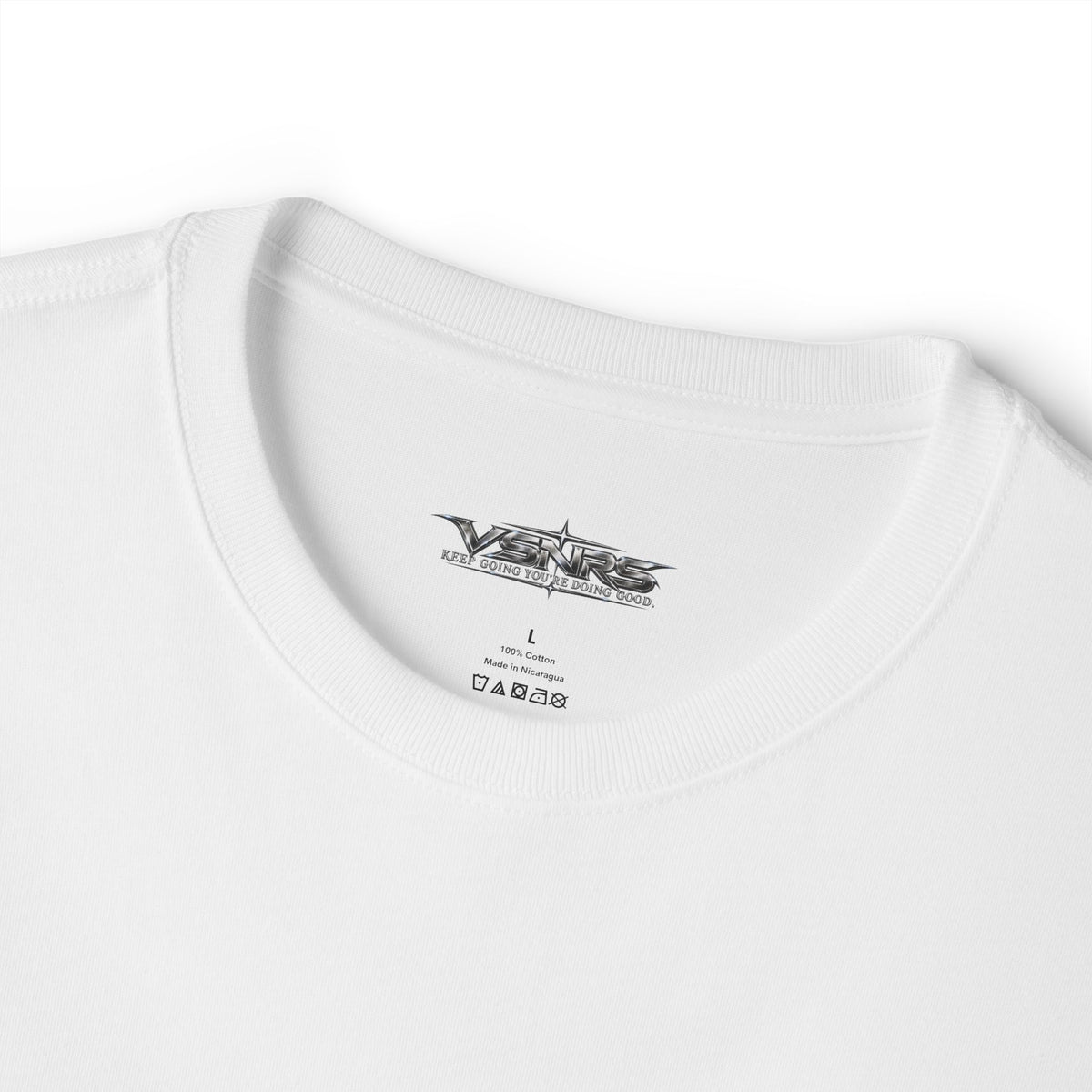 Discipline Builds Freedom Tee — White — label