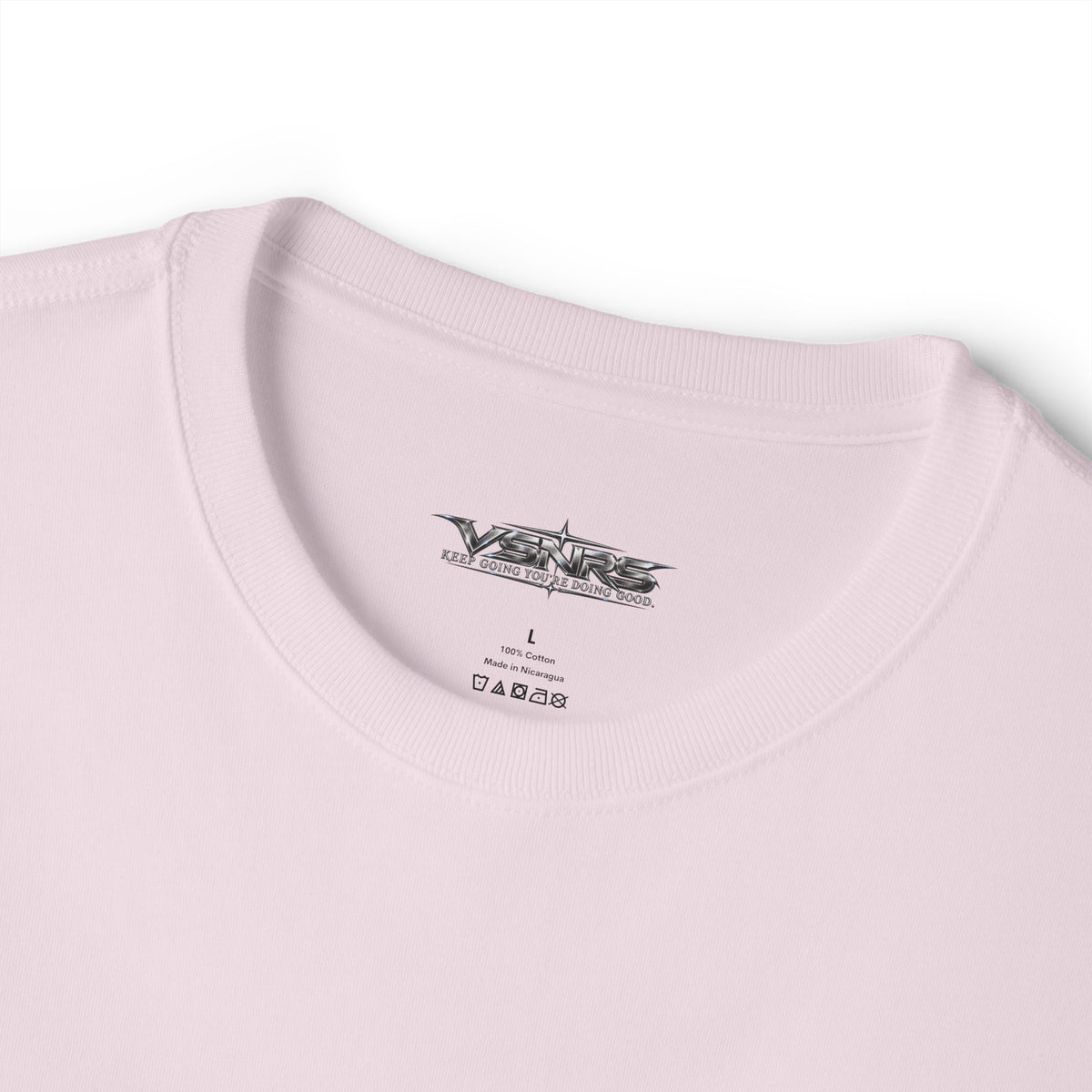 Discipline Builds Freedom Tee — Soft Pink — label