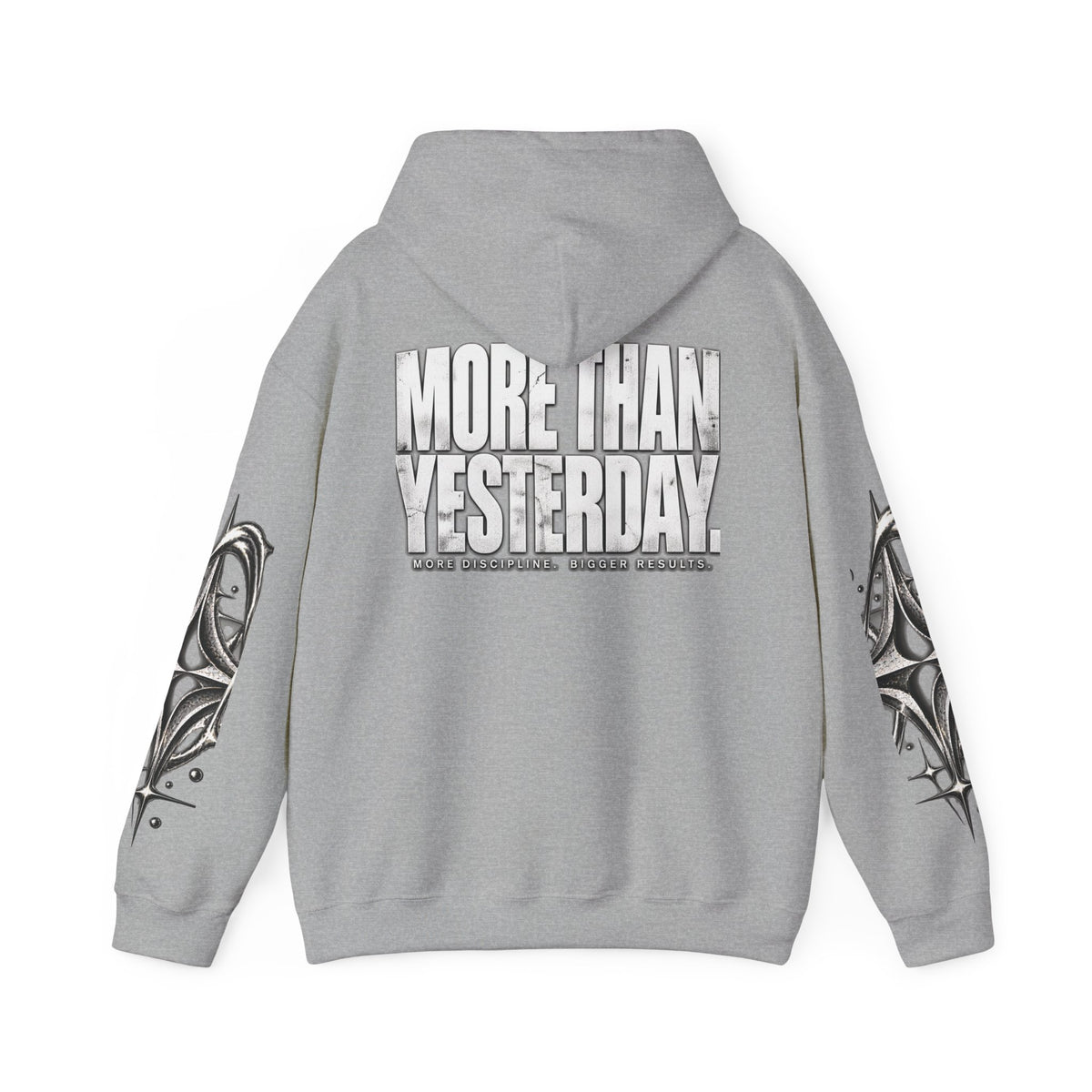 More Than Yesterday Hoodie — Sport Grey — back