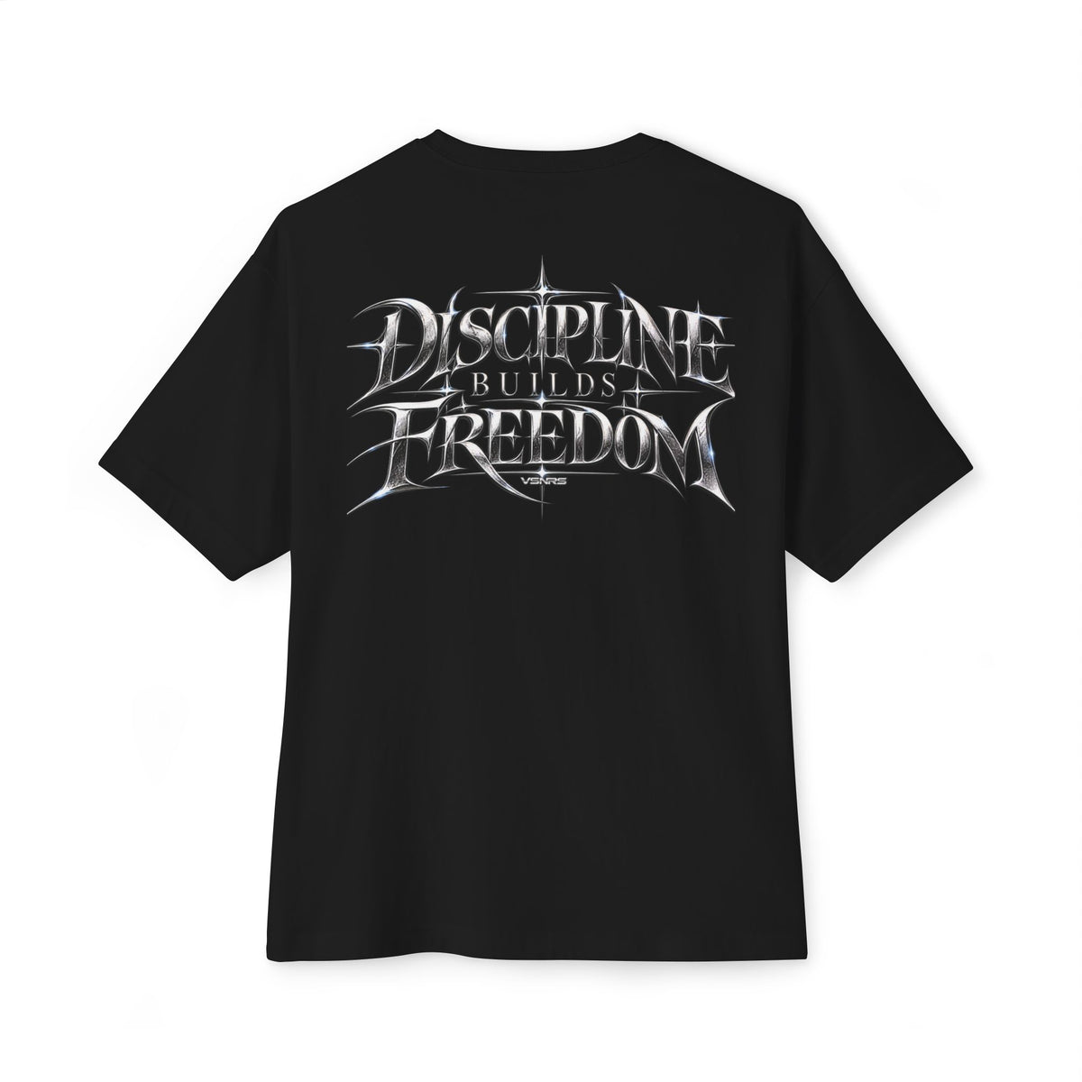 Discipline Builds Freedom Tee — Black — back