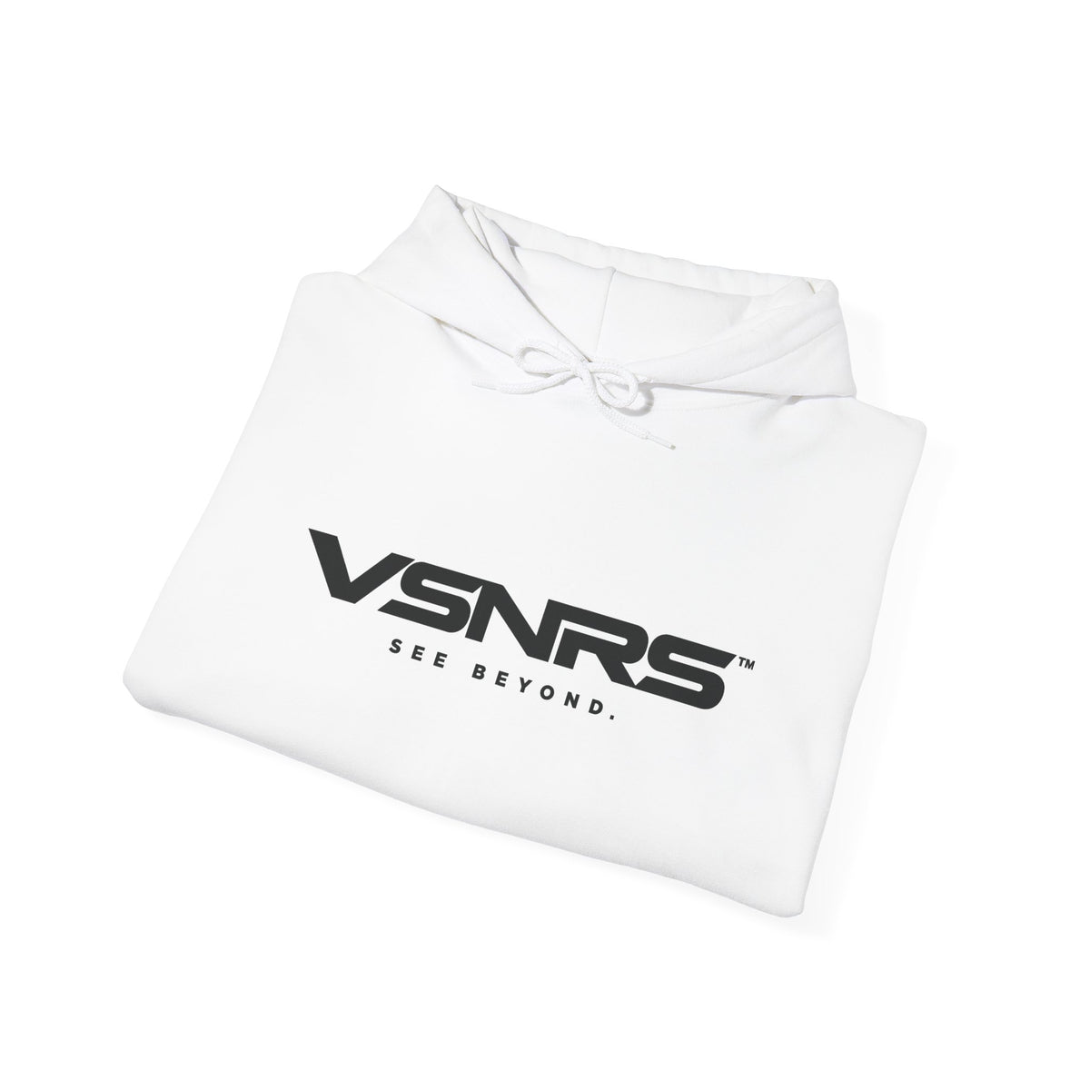 More Than Yesterday Hoodie — White — folded