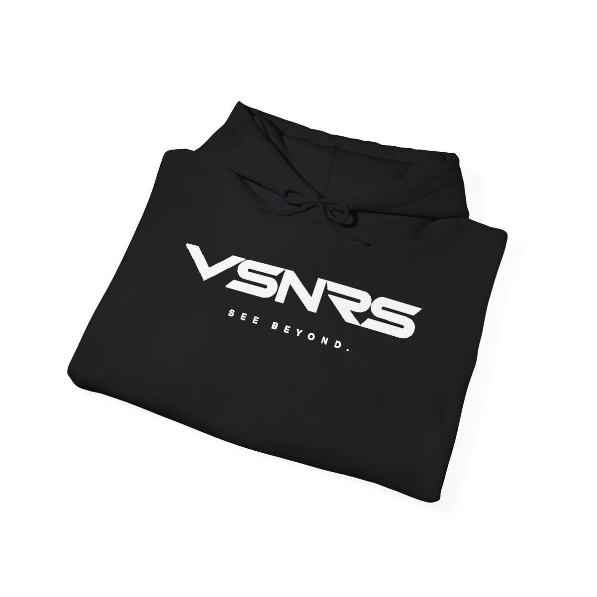 More Than Yesterday Hoodie — Black — folded